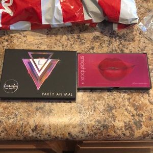 Laura Lee LA Eyeshadow Palette and Smashbox Lip